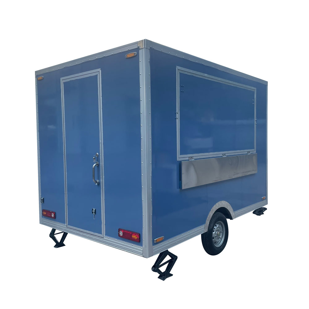 2.1m（7ft） Bule square food trailer